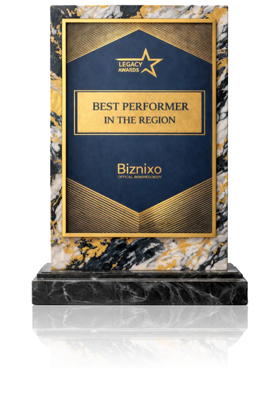 Biznixo Legaxy Award is an unique recognition program that highlights businesses delivering exceptional quality, customer service, growth, and results.